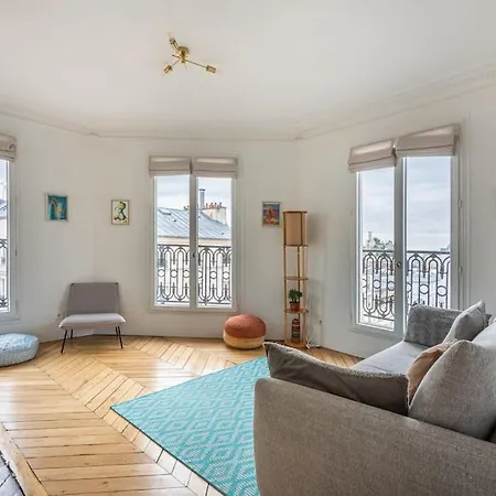 Apartamento Charming Balcony In Montmartre *